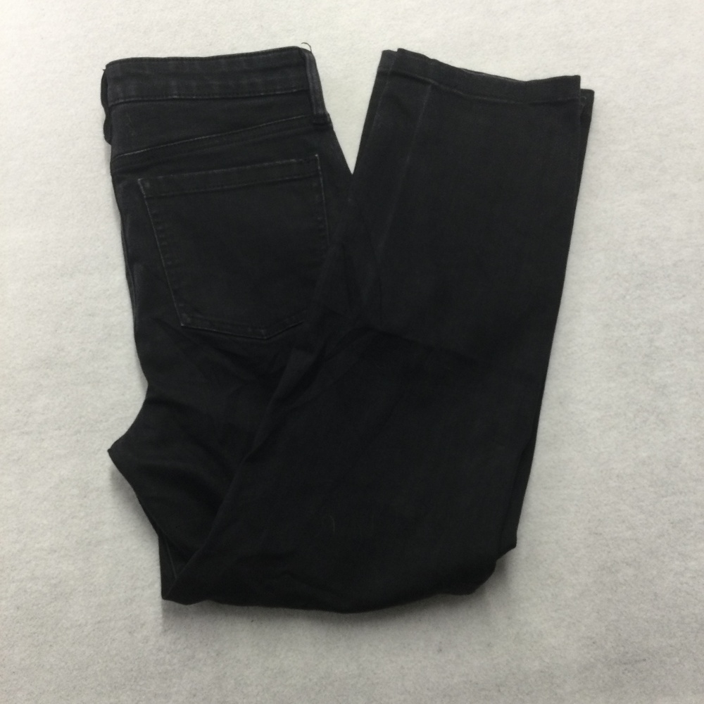 Buffalo David Bitton Alyssa Jeans Womens 4 Black High Rise Straight Stretch